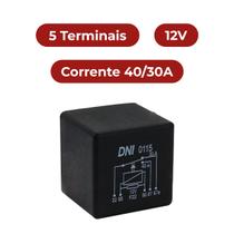 Relé Auxiliar 5T 40/30A Injeção Eletrônica Universal 12V Relé Auxiliar 5T 40/30A Injeção Eletrônica Universal 12V