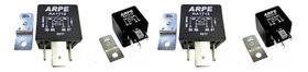 Relé Auxiliar 70a 40a 12v Uso Geral Universal - Kit 4 Relés