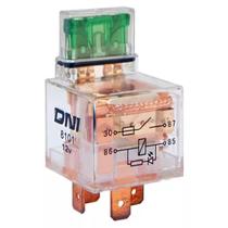 Rele auxiliar acrilico c/ led fusivel 40a - 12v 4 term. Rele auxiliar acrilico c/ led fusivel 40a - 12v 4 term.