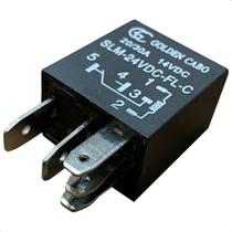 Rele Auxiliar Automotivo 5 Pinos Universal 24 volts 40a Para Carro Rele Auxiliar Automotivo 5 Pinos Universal 24 volts 40a Para Carro