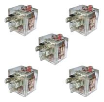 Relé Auxiliar C/fusível C/led 40/30a 12v Uso Geral - 5 Pçs