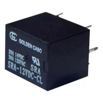 Relé Auxiliar Mini Miniatura 5 Pinos Automotiva Golden Q78f Universal 12v 20a T74 Para Carros