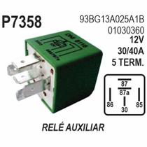 RELE AUXILIAR para FORD FIESTA 5 TERMINAIS SEM SUPORTE 12V 3 RELE AUXILIAR para FORD FIESTA 5 TERMINAIS SEM SUPORTE 12V 3