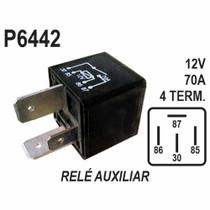 RELE AUXILIAR para UNIVERSAL 12V 70AMP COM SUPORTE (4 SAIDAS
