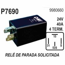 RELE AUXILIAR PARADA SOLICITADA para BUSSCAR 10A 24V (4 TERM