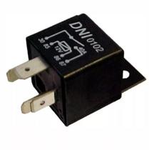 Rele Auxiliar Universal 12v 40a 4 Pinos Com Suporte Dni 0102
