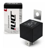 Relé Auxiliar Universal 4 Terminais C/ Suporte 70A 12V Preto Relé Auxiliar Universal 4 Terminais C/ Suporte 70A 12V Preto