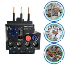 Relé Bimetálico Térmico De Sobrecarga Rta 18 Ajuste 2,5-4a Relé Bimetálico Térmico De Sobrecarga Rta 18 Ajuste 2,5-4a