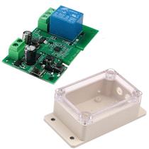 Relé Contato Seco Wifi Pulso 1ch c/ Case Portão Garagem Fechadura 12v Ewelink Automação Alexa Sonoff
