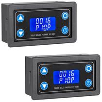 Relé de atraso de tempo DROK DC 6-30V Timer 0,01s-9999min 2 unidades