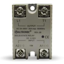 Relé De Estado Sólido 25A Com Capa Protetora Altronic