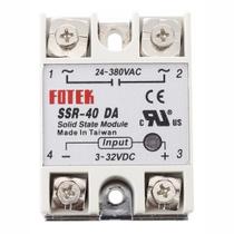 Relê De Estado Sólido Controle Dc 12v Ac 110v 220v 40a