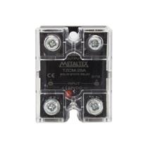 Relé de estado sólido miniatura TZCM-25A 380VCA 4-32VCC Metaltex