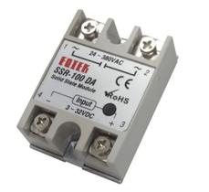 Rele de estado solido ssr-100da 100a 380v 3-32v