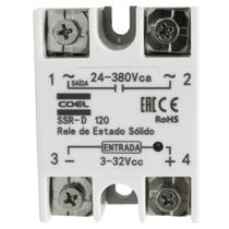 Relé de Estado Sólido SSR-D120 120A 3 à 32Vdc / 24 à 380Vac Coel
