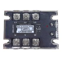 Rele de estado solido trifasico lt3d48100 100a controle 5-32vdc Rele de estado solido trifasico lt3d48100 100a controle 5-32vdc
