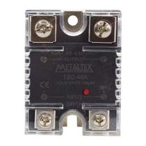 Relé de estado sólido TZC-40A 380VCA 4-32VCC Metaltex Relé de estado sólido TZC-40A 380VCA 4-32VCC Metaltex
