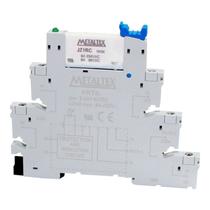 Rele de interface para trilho DIN 110V 6A JZ1RC5+PRT8 PRZ-1R-220 Metaltex