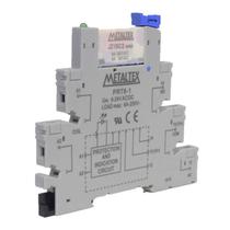 Rele de interface para trilho DIN 110V 6A JZ1RC5+PRT8 PRZ-1R-24 Metaltex Rele de interface para trilho DIN 110V 6A JZ1RC5+PRT8 PRZ-1R-24 Metaltex