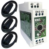 Relé De Nível Superior Rns Com 3 Eletrodos Sensor Pendulo Cabo De 1M