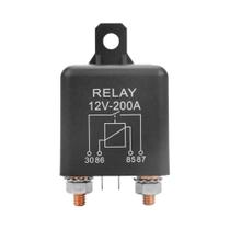 Relé De Partida Automotivo Reforçado 100A/200A 12V DC Normalmente Aberto Controle De Bateria WM686