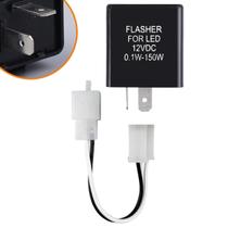 Relé De Pisca-Pisca LED 12V Para Moto, 2 Pinos, Indicador De Seta Ajustável Com Fios