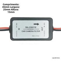 Relé De Potência Para Câmera De Ré De Carro 12V, Filtro De Capacitor, Conector Retificador