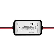 Relé De Potência Para Câmera De Ré De Carro 12V, Filtro De Capacitor, Conector Retificador