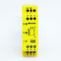 Rele de segurança NR12 DPX-257 24Vca/Vcc T4 Digimec