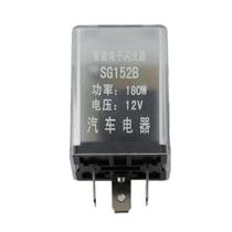 Relé De Sinalizador LED Para Carro 12V, 3 Pinos, 180W, Controle De Pisca-Pisca