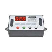 Relé De Tempo Dual MOS 5V-30V Com Display LED, Interruptor De Temporizador Ciclóide 12V 24V 0-999