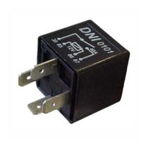 RELE DNI AUXILIAR C/TERMINAIS INVERTIDOS 40A 4 TERMINAIS 12V Única