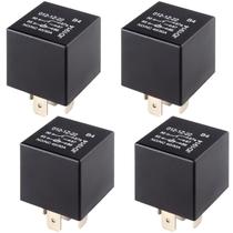 Relé ecocstm JD1914 12V 40A 5 Pinos à Prova d'Água 4 Unidades Relé ecocstm JD1914 12V 40A 5 Pinos à Prova d'Água 4 Unidades