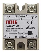 Relê Estado Sólido Contator Ssr Ac 110v 220v 25a