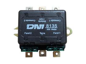 Rele Farol 12V Luz Dupla - Dni - Universal