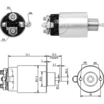 Relê Ford Ranger 2012 a 2024 ZM 2-795 Relê Ford Ranger 2012 a 2024 ZM 2-795