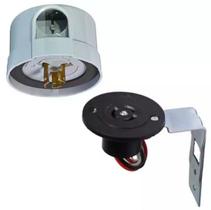 Relé Fotocelula Eletrônico Bivolt 127/220V + Base (Tomada) 10A/220V Relé Fotocelula Eletrônico Bivolt 127/220V + Base (Tomada) 10A/220V