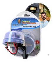 Relé Fotocélula QR51 Qualitronix Bivolt 110 220V Acionamento Automático por Luz Sensor de Alta Precisão Uso Externo e Interno