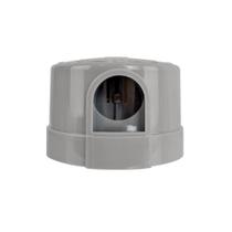 Relé Fotoelétrico Foxlux Bivolt Cinza Automático para Acionamento da Iluminação ao Anoitecer