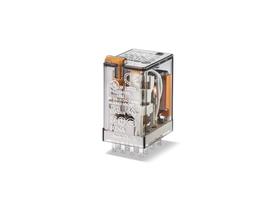 Relé Industrial Série 55 Plug-in Finder 55.34.9.125.0040 4 Contatos Reversíveis 7A