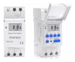 Relé Interruptor Horário (timer) Thc15a 220v 16on/off Din. Relé Interruptor Horário (timer) Thc15a 220v 16on/off Din.