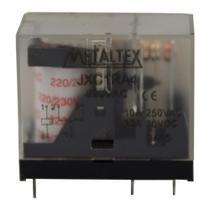 Relé Miniatura de Potência 1 Reversível 220vca 10A JXC1RA4 Metaltex