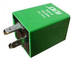 Relé Pisca Bivolt 12v 24v Estado Sólido 500w Pico Relé Pisca Bivolt 12v 24v Estado Sólido 500w Pico