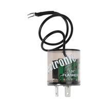 Relé Pisca-Pisca LED 12V 2 Pinos 2 Terminais Para Carros E Motocicletas Com Fio Terra - Relé De
