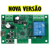 Relé Placa Módulo Wifi Pulso 1ch Portão Garagem Fechadura 7v 12v 32v Ewelink Automação Alexa Sonoff - Relé Pulso Contato Seco 1ch