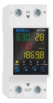 Relé Protetor Tensão Medidor Energia KWh 63A Snetec SPT-63N Relé Protetor Tensão Medidor Energia KWh 63A Snetec SPT-63N