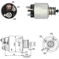Relê Renault Clio 2000 a 2009 ZM 7-492 Relê Renault Clio 2000 a 2009 ZM 7-492