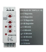Rele tempo ciclico mult dtcm 1/10 24vca/vcc digimec