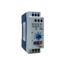 Relé Tempo Retardo Ligamento SS3 SSR-1 60s 24-220Vca 24Vcc