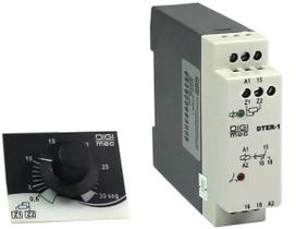 Rele temporizador 15seg kit remoto dter1 220vca digimec Rele temporizador 15seg kit remoto dter1 220vca digimec